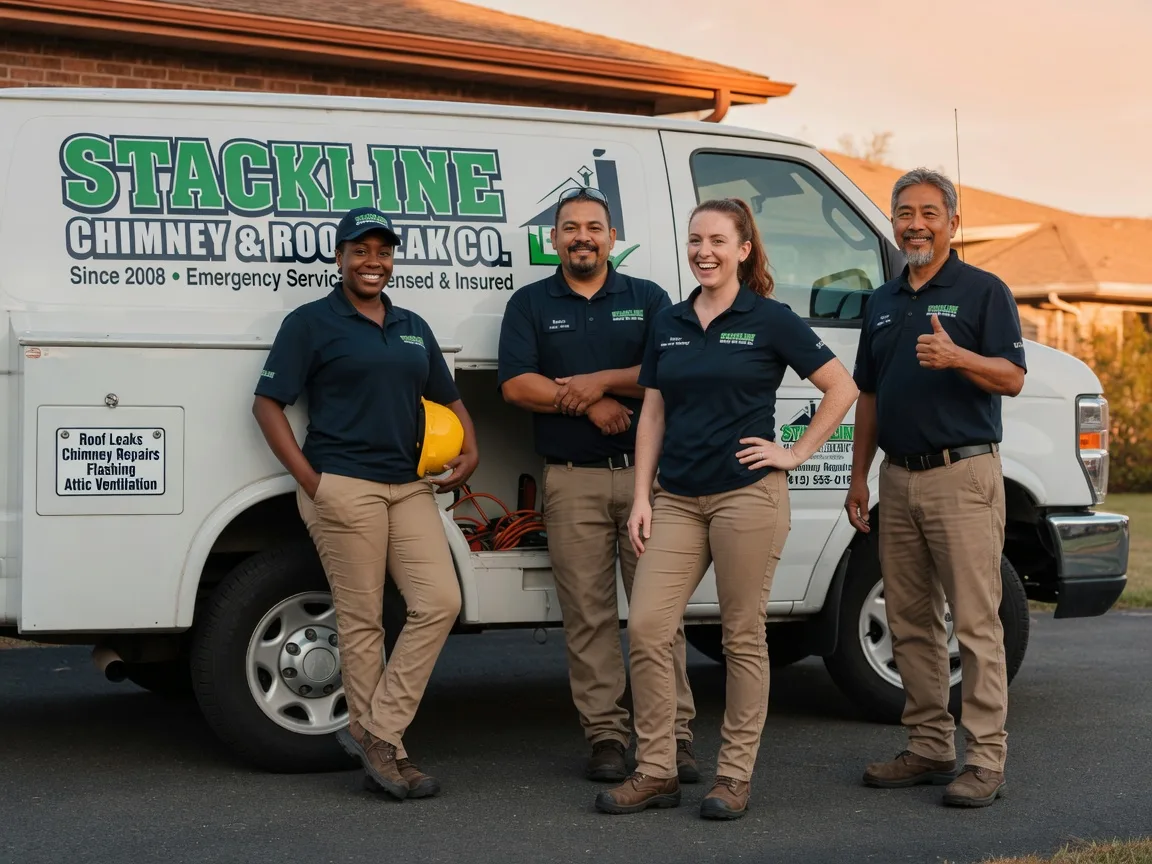 Chimney flashing repair company in Lane, IL